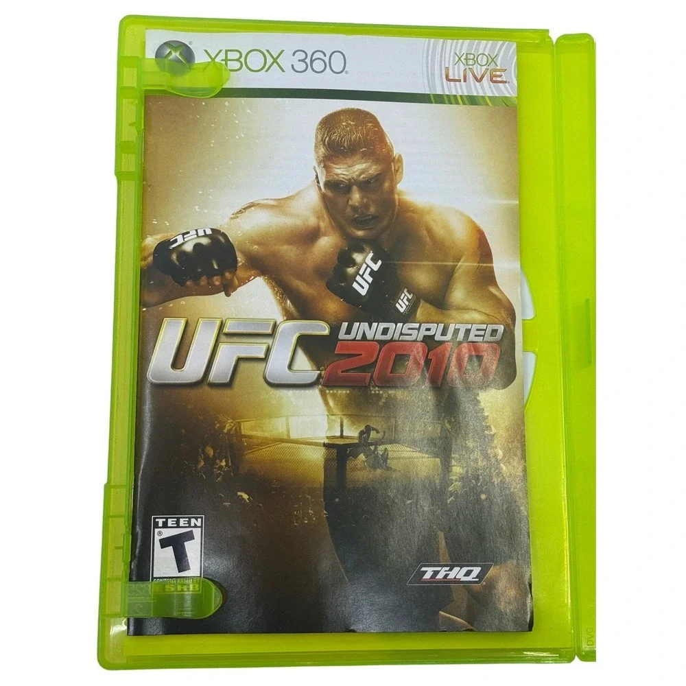 UFC Undisputed 2010 Microsoft Xbox 360 MMA Fighting Game THQ NTSC Complete CIB
